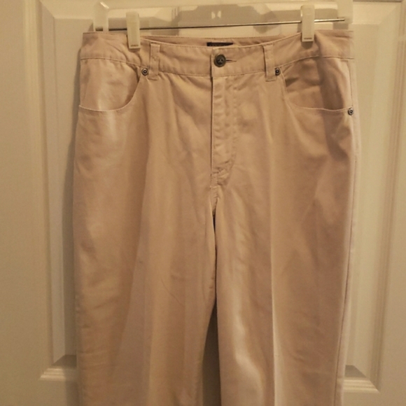 New Additions By Chico's kaki Straight Leg Pants Size 0.5/6 - Picture 3 of 7